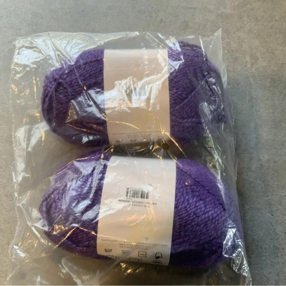 Deborah Norville Cotton Soft Silk Yarn - Aubergine - 154 Yards x 2